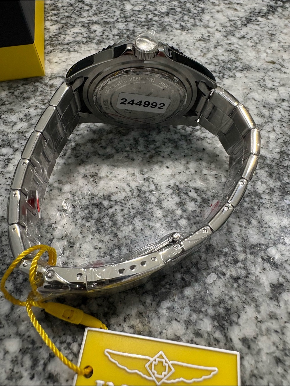 Invicta Men's Silver Stainless Steel Watch with White Dial - Picture 4 of 7